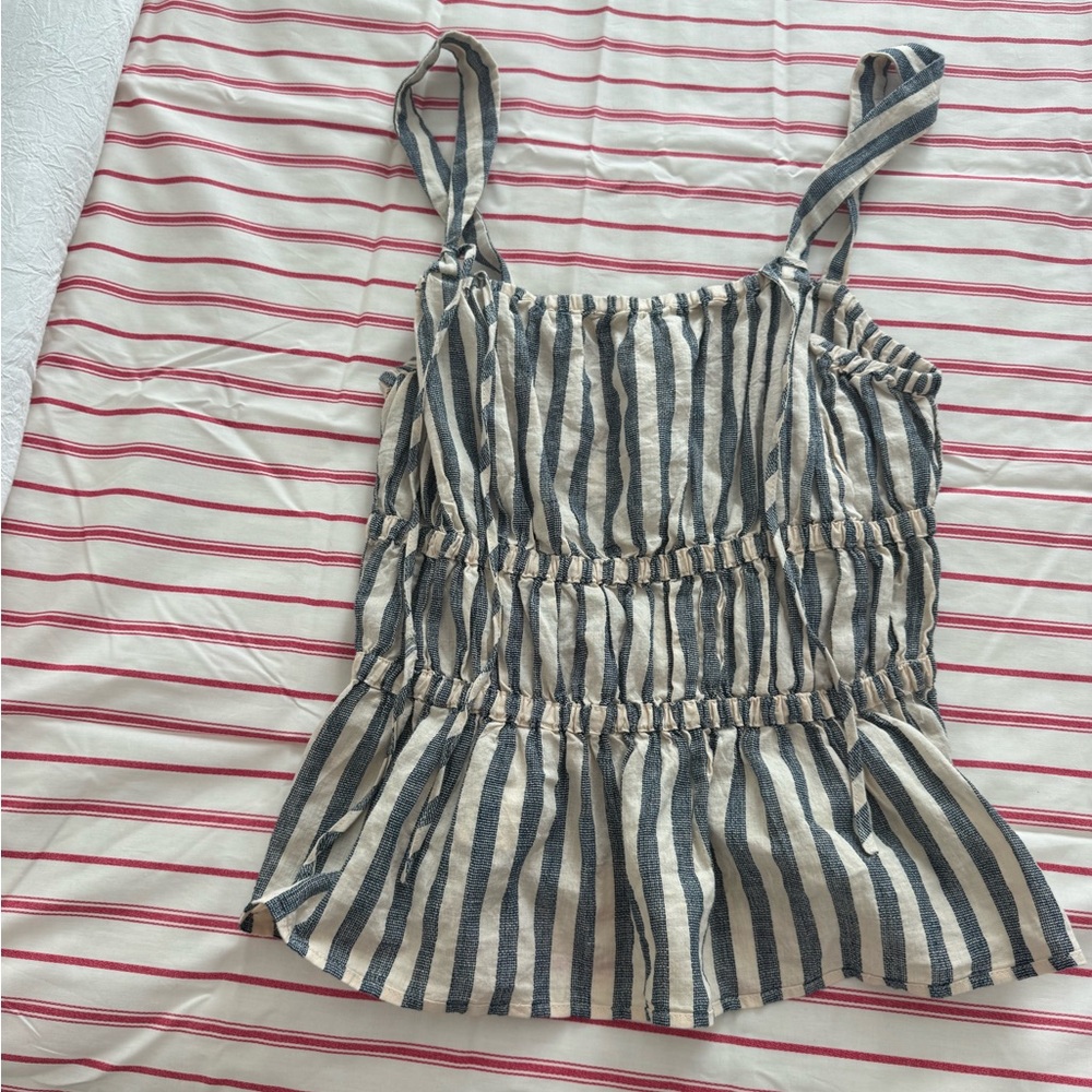 Striped Sleeveless Top